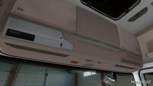 ETS2 Scania Mod: Interior Scania R & S White Red 1.49 (Image #3)