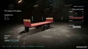 FS22 Trailer Mod: PTS 9 Platform (Image #2)