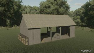 FS22 Placeable Mod: OLD Open Barn (Featured)