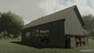 FS22 Placeable Mod: OLD Open Barn (Image #4)