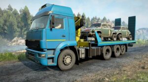 SnowRunner Truck Mod: Azov 5000 8×4 6×6 6×4 V1.1 (Image #3)