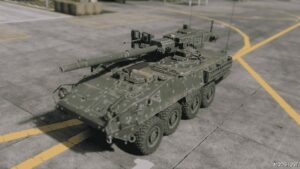 GTA 5 Vehicle Mod: M1128 Mobile GUN System Add-On / Fivem (Image #4)