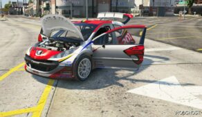 GTA 5 Vehicle Mod: Peugeot 207 S2000 EVO Fivem | Add-On (Image #5)