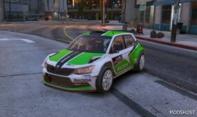 GTA 5 2018 Skoda Fabia R5 WRC Fivem | Add-On  mod