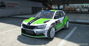 GTA 5 Vehicle Mod: 2018 Skoda Fabia R5 WRC Fivem | Add-On (Image #5)