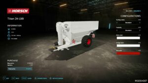 FS22 Horsch Implement Mod: Titan 34UW (Image #4)