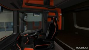 ETS2 Scania Mod: S and R Black Orange Interior 1.49 (Image #2)