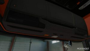ETS2 Scania Mod: S and R Black Orange Interior 1.49 (Image #3)
