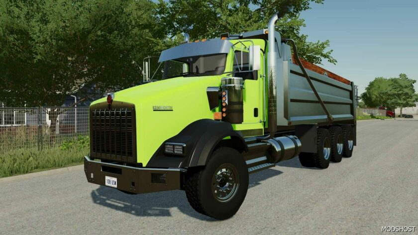 FS22 Kenworth T800 Dump Truck V1.0.0.1 mod