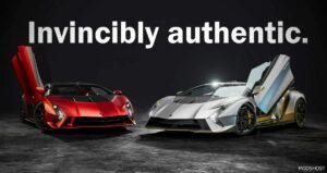 BeamNG Lamborghini Auténtica and Invincible V1.1 0.31 mod