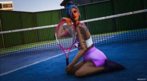 GTA 5 Player Mod: Tennis Pack (Image #2)