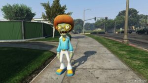 GTA 5 Player Mod: Disco Zombie – PVZ Garden Warfare 2 Add-On PED (Image #2)