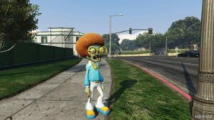 GTA 5 Player Mod: Disco Zombie – PVZ Garden Warfare 2 Add-On PED (Image #4)