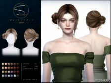 Sims 4 Side Updo Hair 030224 mod