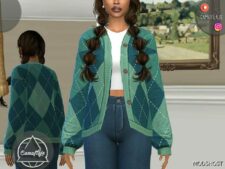 Sims 4 Cardigan and Jeans – SET 411 mod