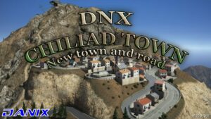 GTA 5 Map Mod: DNX Chiliad Town – NEW Town and Road on MT. Chiliad V0.1
