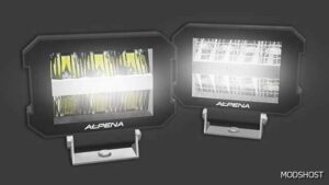 ETS2 Alpena Trektec XL4-P Driving LED Light V1.1 mod