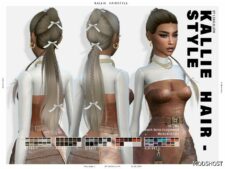 Sims 4 Kallie Hairstyle mod