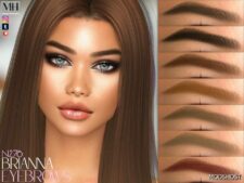 Sims 4 Brianna Eyebrows N276 Patreon mod