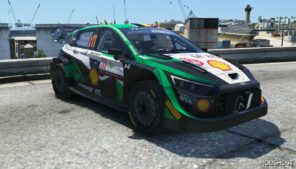 GTA 5 Vehicle Mod: 2023 Hyundai I20 Rally 1 Fivem | Add-On (Image #3)