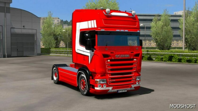 ETS2 Scania RJL Red Skin 1.49 mod