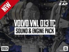 ATS Volvo VNL D13TC Sound & Engine Pack 1.49 mod