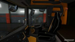 ETS2 Scania Mod: S and R Black Yellow Interior 1.49 (Image #2)