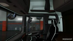 ETS2 Scania Mod: S and R Black White Interior 1.49 (Image #2)