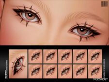 Sims 4 Eyeliner with Eyelashes N320 mod