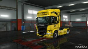 ETS2 RJL Skin Mod: Scania Black Grifin RJL 1.49 (Image #2)