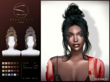 Sims 4 Updo Hairstyle 020324 mod