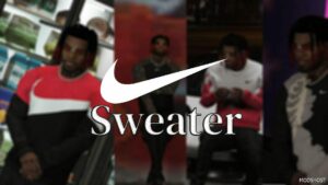 GTA 5 Sweater Nike Pack for Franklin mod