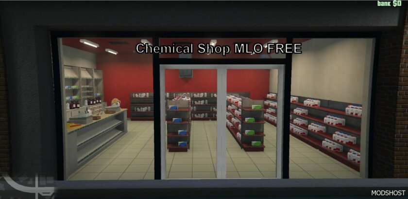 GTA 5 MLO Chemical Shop Add-On / Fivem mod
