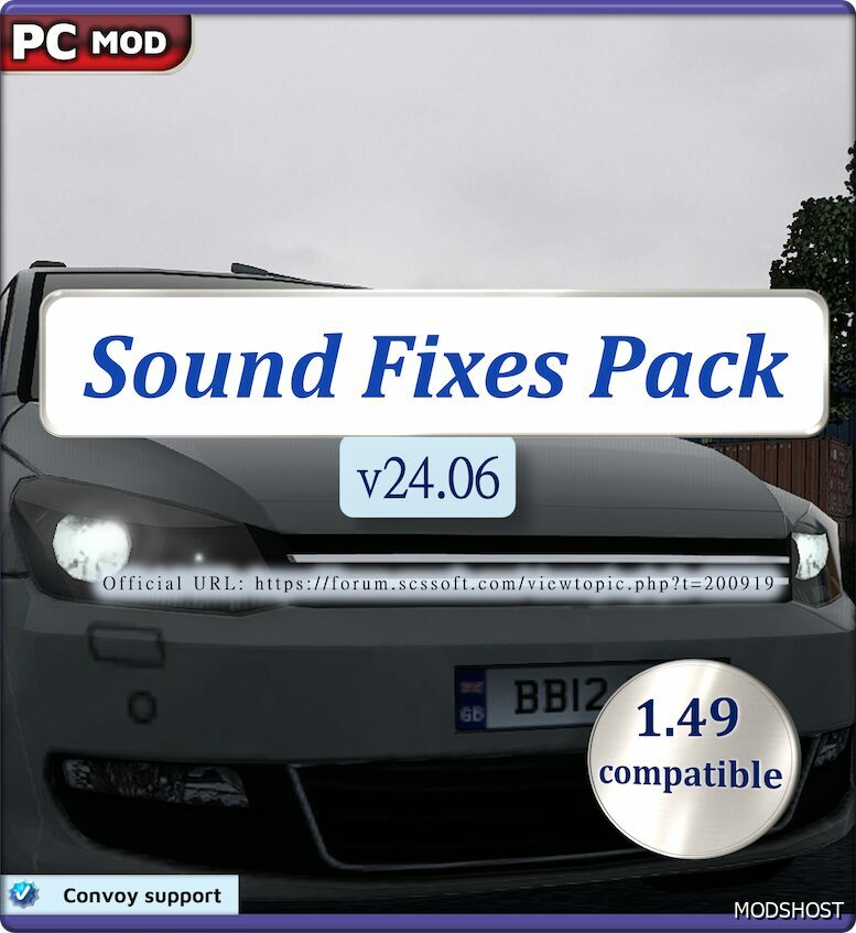 ATS Sound Fixes Pack v24.06 1.49 mod