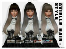 Sims 4 Avielle Hairstyle mod