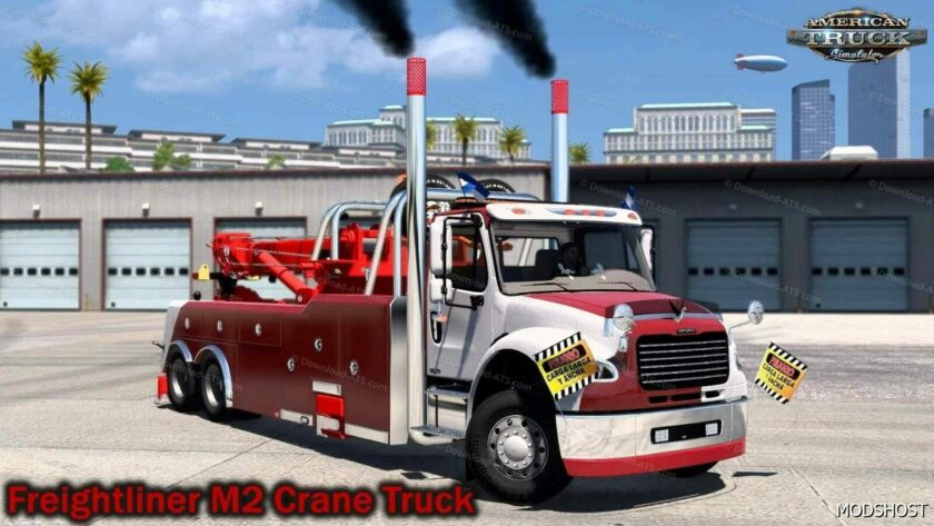 ATS Freightliner M2 Crane Truck + Interior 1.49 mod