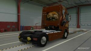 ETS2 DAF Mod: 2021 FOX AIR Brush Skin (Image #3)