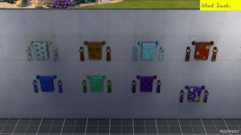 Sims 4 Weed Towels mod