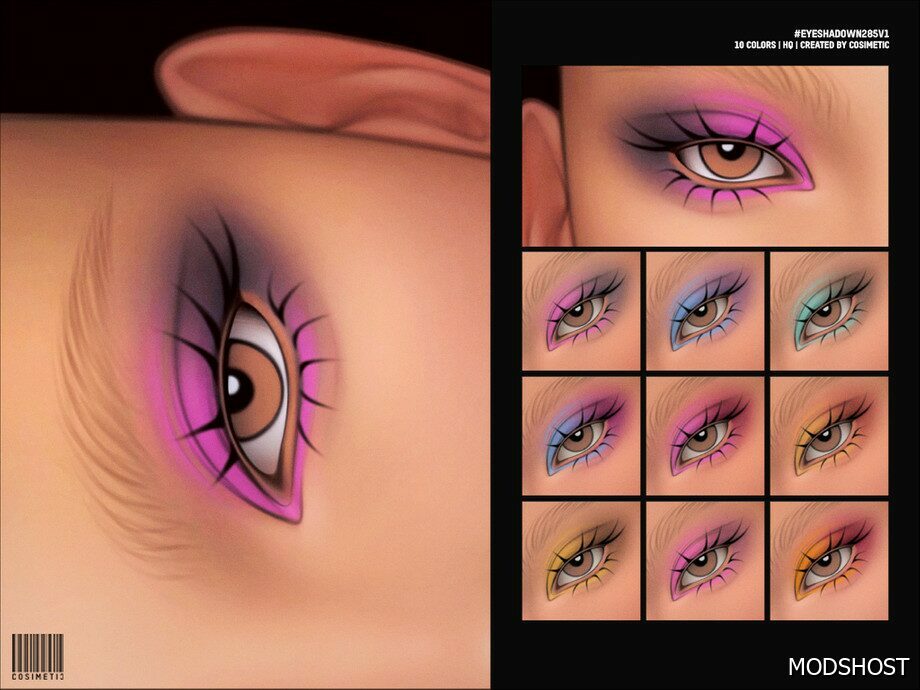 Eyeshadow N285 V1 Sims 4 Makeup Mod - ModsHost