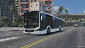 GTA 5 Vehicle Mod: MAN Lion’s City 12 Efficient Hybrid Add-On / Replace / Fivem | Template (Featured)