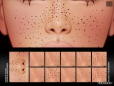 Sims 4 Details N54 Freckles mod