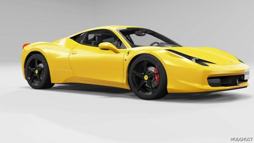 BeamNG Ferrari 458 Italia V2.1 0.31 mod