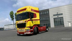 ETS2 RJL Mod: Scania RJL Yellow Red Skin 1.49 (Image #2)
