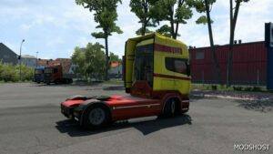 ETS2 RJL Mod: Scania RJL Yellow Red Skin 1.49 (Image #3)