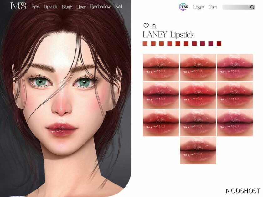 Sims 4 Laney Lipstick mod