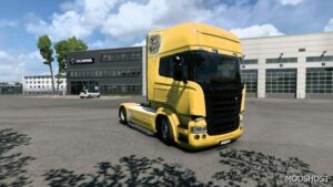 ETS2 Scania Mod: RJL Yellow Black Skin 1.49 (Image #2)