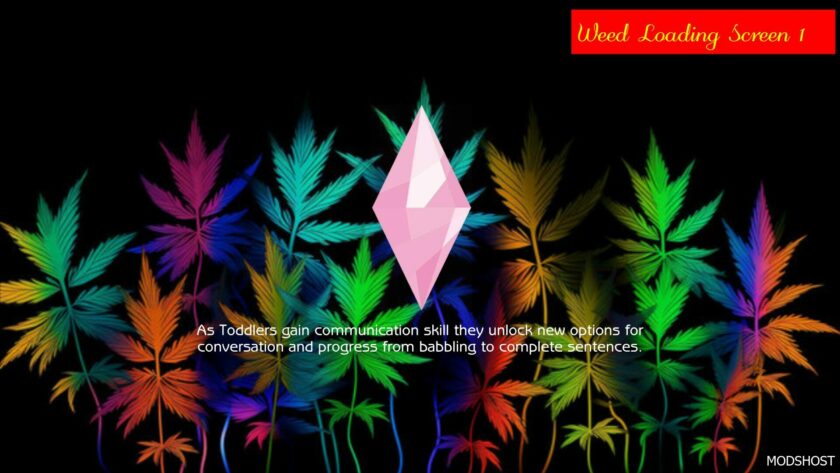 Sims 4 Weed Loading Screen mod