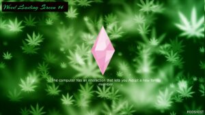 Sims 4 Mod: Weed Loading Screen (Image #14)