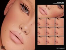 Sims 4 Female Makeup Mod: Details N51 Mole (Featured)