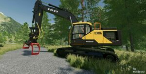 FS22 Volvo Forklift Mod: Ec300El (Image #2)